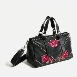Zara real leather bag